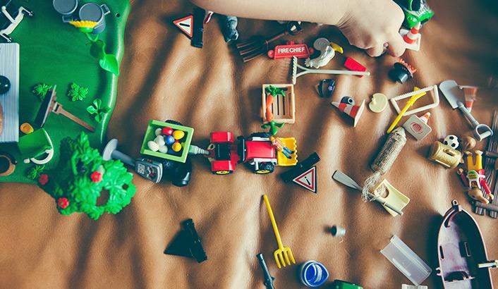 ¿Dónde guardar los juguetes cuando los hijos se hacen mayores?